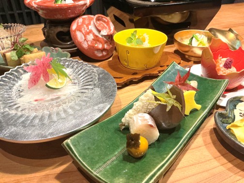 晩餐の板前割烹